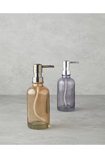 English Home Rustic Cam Banyo Sıvı Sabunluk Amber