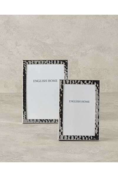English Home Cadru Alba Metal 10x15 cm Argintiu