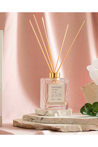 English Home Beyaz Çiçekler Çubuklu Oda Kokusu 500 ml