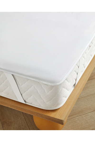 English Home Fresh Touch Polyester - Dvojité bílé matrace odolné proti tekutinám