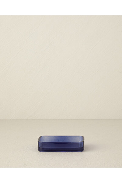 English Home Blue Gloria Glass Bathroom Set