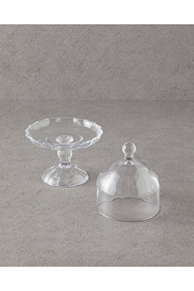 English Home Miny Glass Standing Presentation Holder Transparent