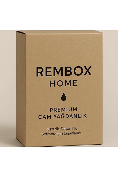 Rembox 750 ml 2-Piece Olive Oil and Vinegar Bottle with Gold Cap and Wooden Stand