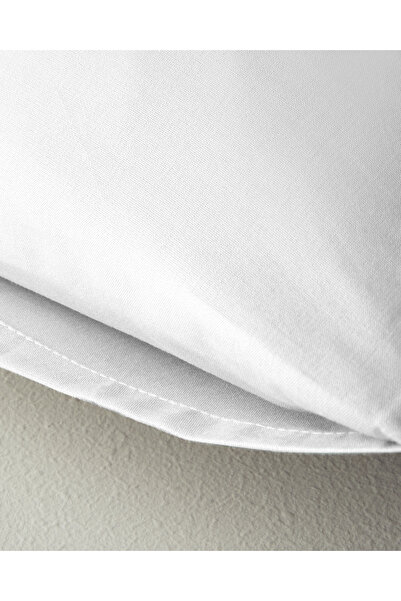 English Home Μαξιλαροθήκες 50x70 εκ. Λευκό, καθαρό βαμβάκι 2 τεμαχίων