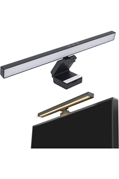 Coverzone LED Monitör Lambası TB-301S - 50 cm, 3 Renk Ayarı, Dokunmatik, Zama...