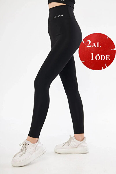 Lesa Wear Yüksek Bel Likralı Toparlayıcı Ve Sıkılaştırıcı Tayt