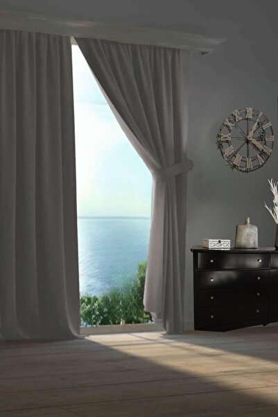 GOCCIA HOME Blackout Karartma Tek Kanat Fon Perde Taş