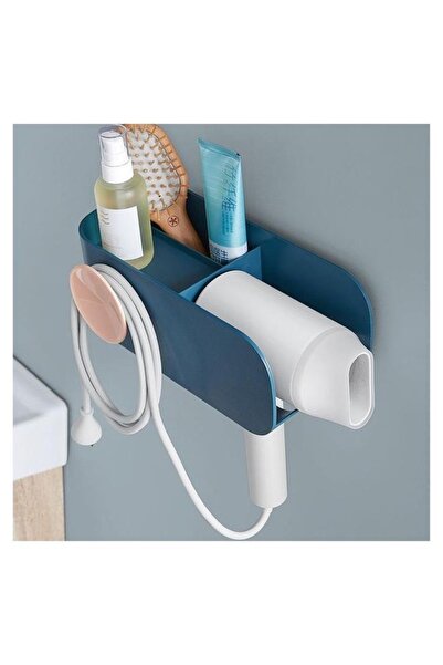 Ditmo Hair Dryer Wall Mount - Bathroom Organizer (Easy Installation)