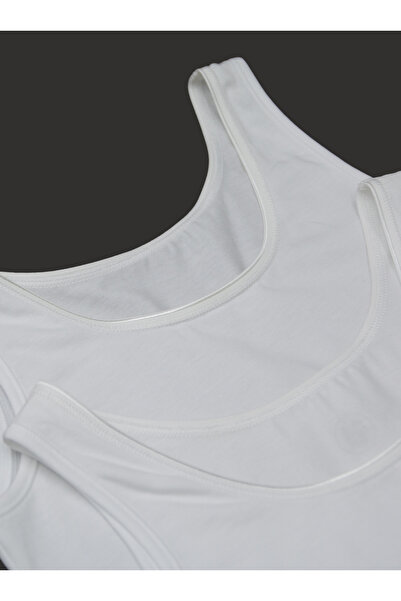 Blackspade Girl's Undershirt 2 Pack 1297 - White