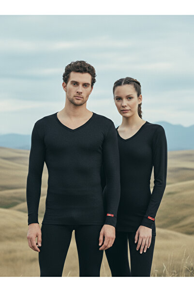 Blackspade Tricou termic unisex Level 2 1257 - Negru