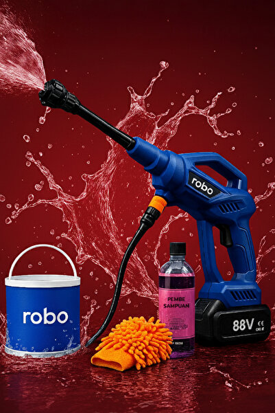 ROBO Ultra 3 Kovalı Pembe Köpük Hediyeli yüksek Basınçlı yıkama makinesi