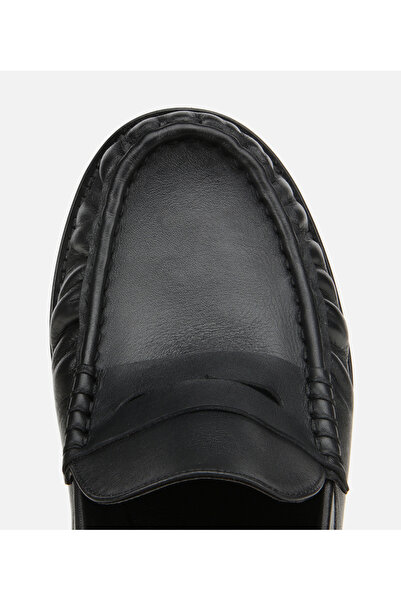 Hotiç Kadın Deri Siyah Günlük Loafer