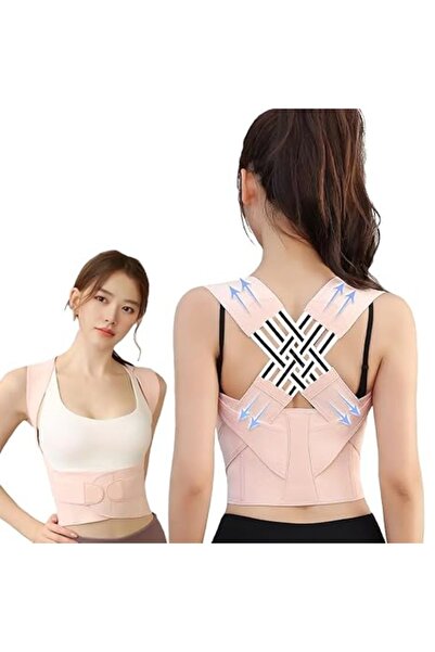 Akselife مشد رياضي لتصحيح وضعية الجسم، مشد مضاد للانحناء، مشد للظهر والخصر والكتفين