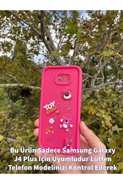 GtTech Samsung Galaxy J4 Plus Uyumlu Toy Story 3D Figürlü Darbe Korumalı Sili...