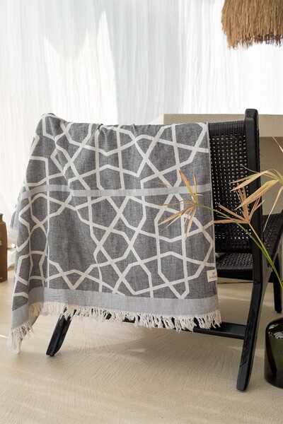 Barine Марракеш Грі/Сіях Памук Пештам - 90x160 Кеселі