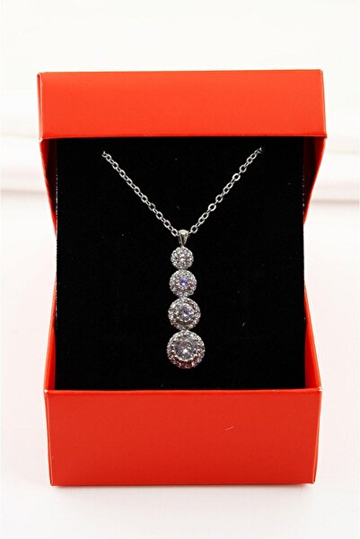 EUROMODA قلادة حجر الزركون المصممة خصيصا