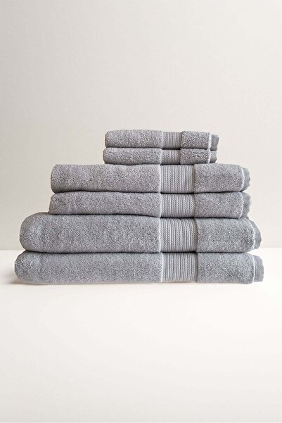 Barine Екстра м'яка рушник з бордюром, сірий, 70x140