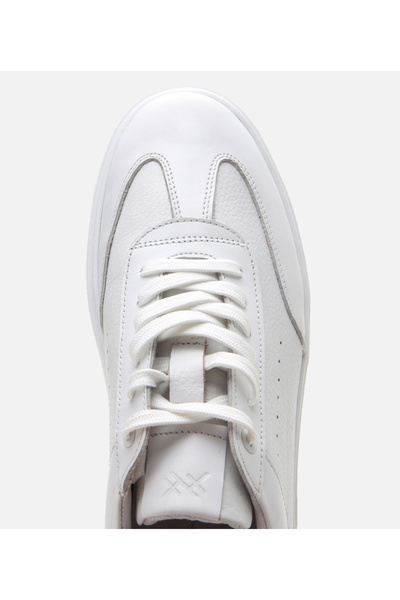 Hotiç Men's Leather White Ultra Light Sole Sports Shoes