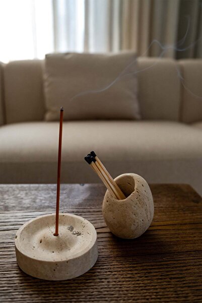 Barine Mermer Tütsülük Naturel