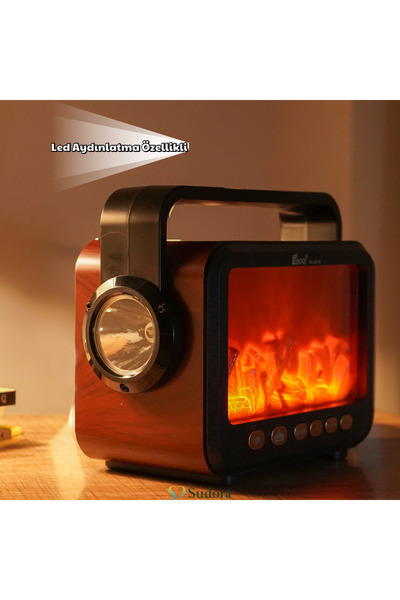 sudora FP-337-S Şömine Görünümlü Bluetooth Hoparlör