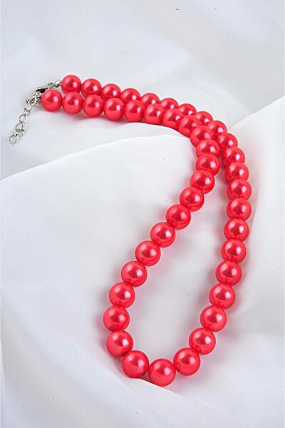 EUROMODA Black Color Medium Size Pearl Beaded Necklace