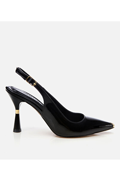 Hotiç Women's Patent Leather Black Stiletto