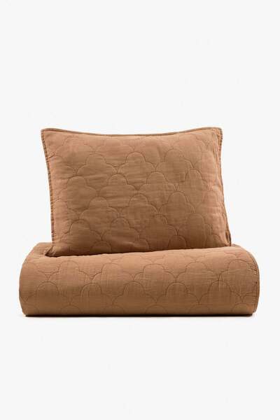 Barine Serenity Каπιтонелений наволочка з льону Карамель