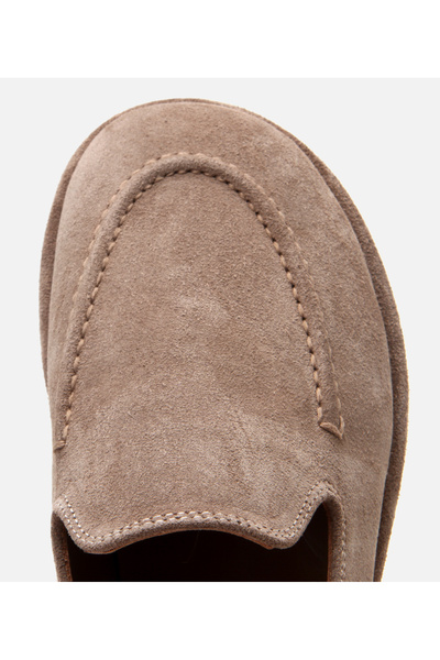 Hotiç Kadın Süet Deri Bej Günlük Loafer
