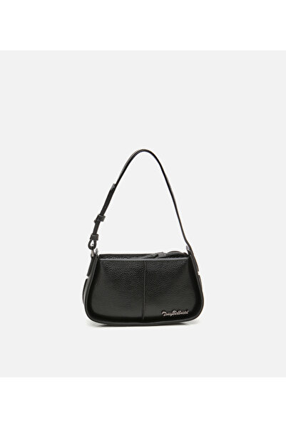 Hotiç Women's Leather Black Adjustable Strap Mini Bag