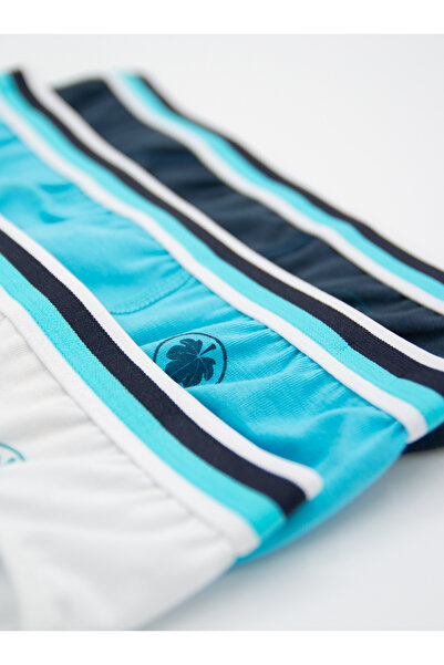 Blackspade Boy's Panties 3 Pack 9394 - Navy Blue Aqua White