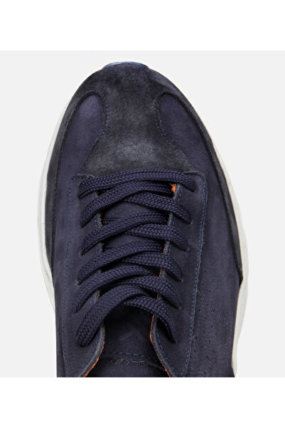 Hotiç Чоловічі кросівки з нубуку, темно-синього кольору, з надзвичайно легкою підошвою