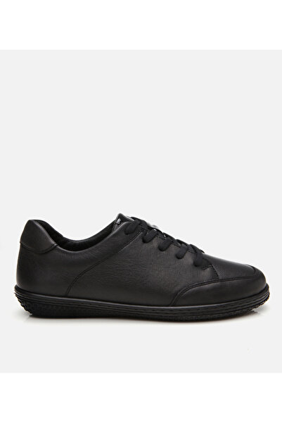 Hotiç Women's Leather Black Comfort Sports Shoes