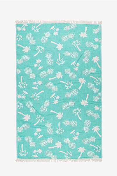 Barine Зелений бавовняний пештам - Palmsprings 90x160 з кишенькою