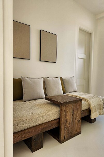 Barine Laural Throw Pillow Cover Ecru 45X45