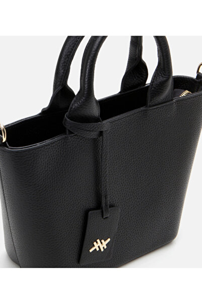 Hotiç Genuine Leather Black Women's Bag