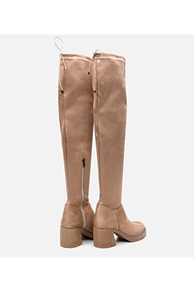 Hotiç Women's Mink Over-The-Knee Boots