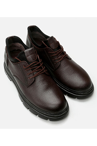 Hotiç Erkek Deri Kahverengi Günlük Ayakkabı