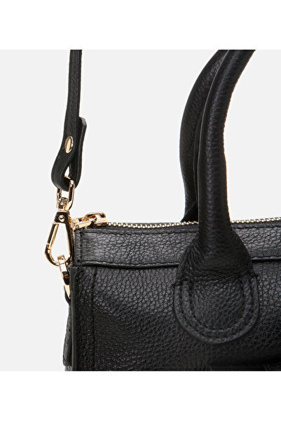 Hotiç Genuine Leather Black Women's Bag