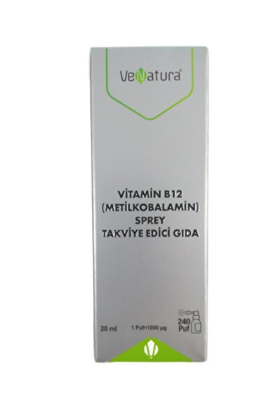 VeNatura Vitamin B12 (metilkobalamin) Sprey 20 Ml