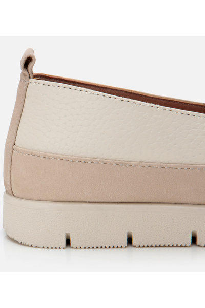 Hotiç Kadın Deri Bej Loafer