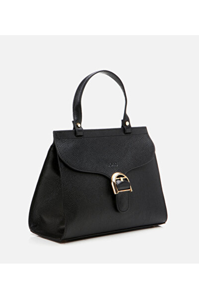 Hotiç Genuine Leather Black Women's Bag