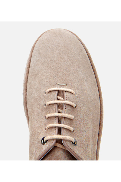 Hotiç Genuine Leather Beige Men's Casual Shoes