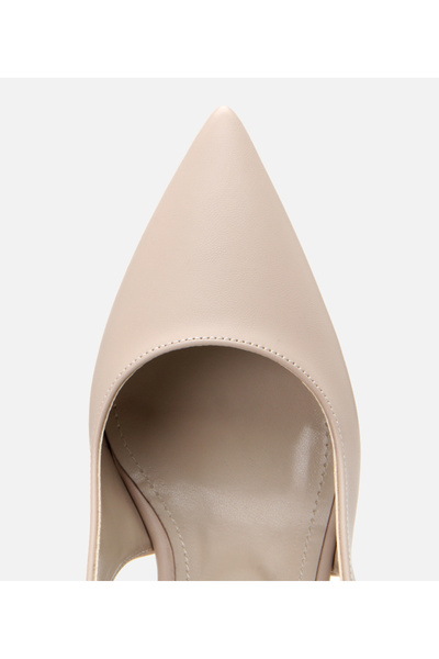 Hotiç Women's Beige Open Back Stiletto
