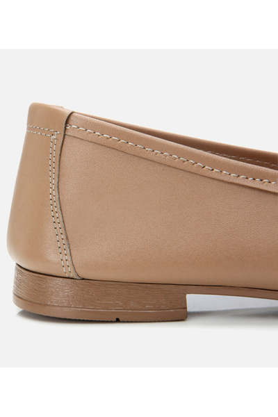 Hotiç Kadın Deri Bej Babet