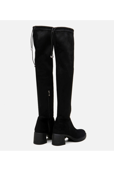 Hotiç Women's Black Over-The-Knee Boots