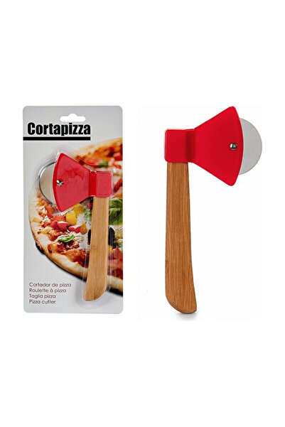 OEM Pizza knife with bamboo handle, 29 x 14 cm
