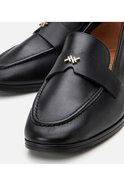 Hotiç Жіночі мокасини з натуральної шкіри чорного кольору