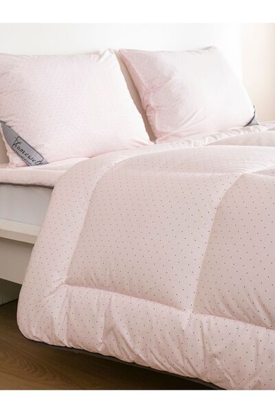 homewell 100% PURE BAMBOO HYPOALERGENIC DOUBLE PERSONAL QUILT PINK