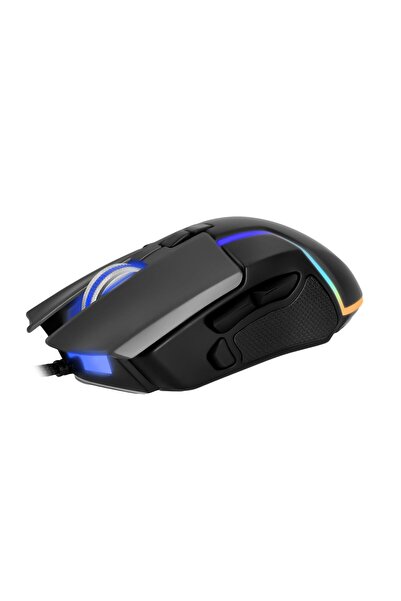 MF PRODUCT Strike 0589 Kablolu RGB Led Aydınlatmalı 3200 DPI Gaming Oyuncu Mouse Siyah