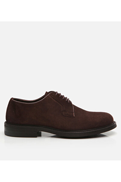 Hotiç Men's Leather Brown Casual Shoes